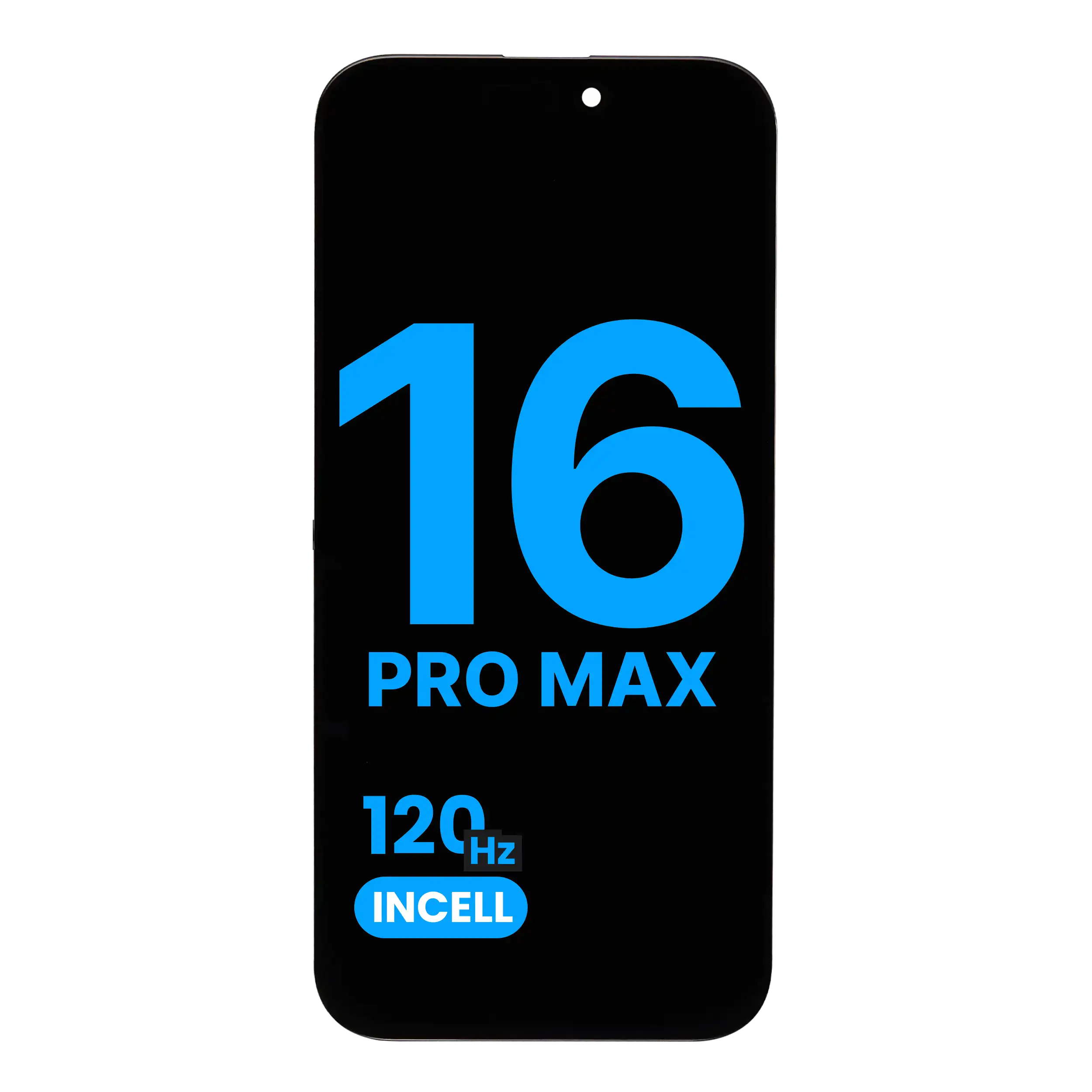 LCD Assembly For iPhone 16 Pro Max (Aftermarket: AQ7 / Incell) (120HZ)