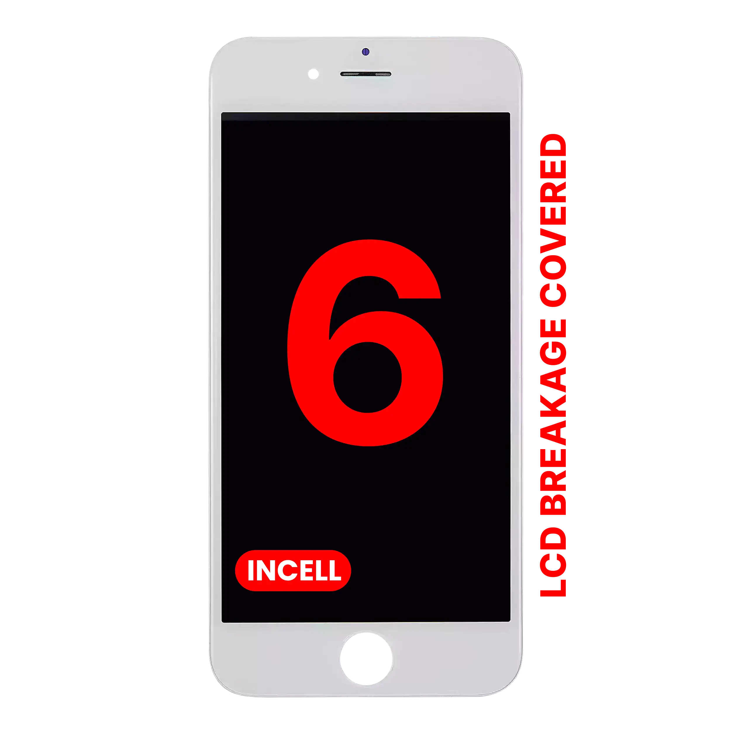 LCD Assembly For iPhone 6 (Aftermarket Pro: XO7 Incell) (White)