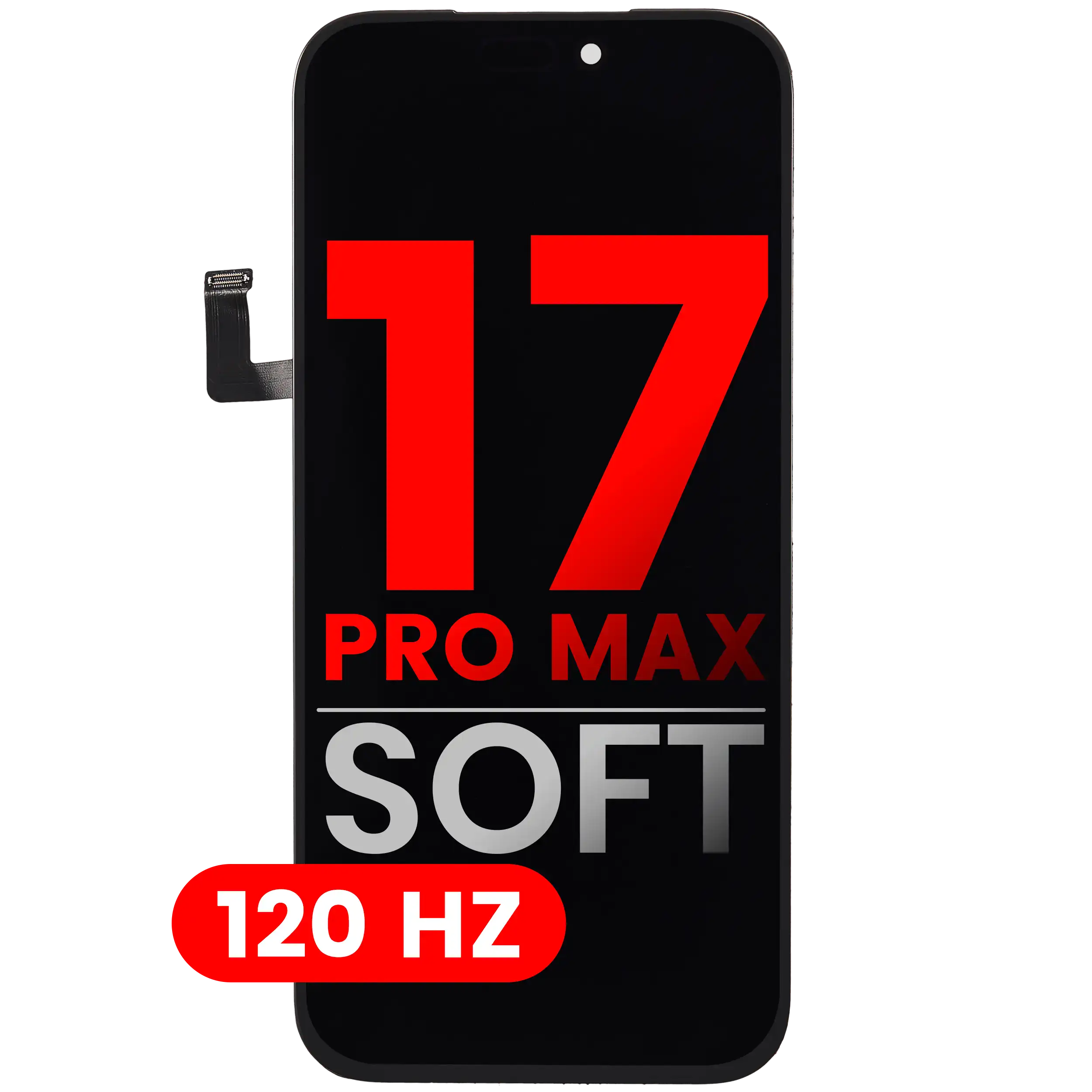 OLED Assembly Compatible For iPhone 17 Pro Max (Aftermarket Plus: Soft) (120HZ)