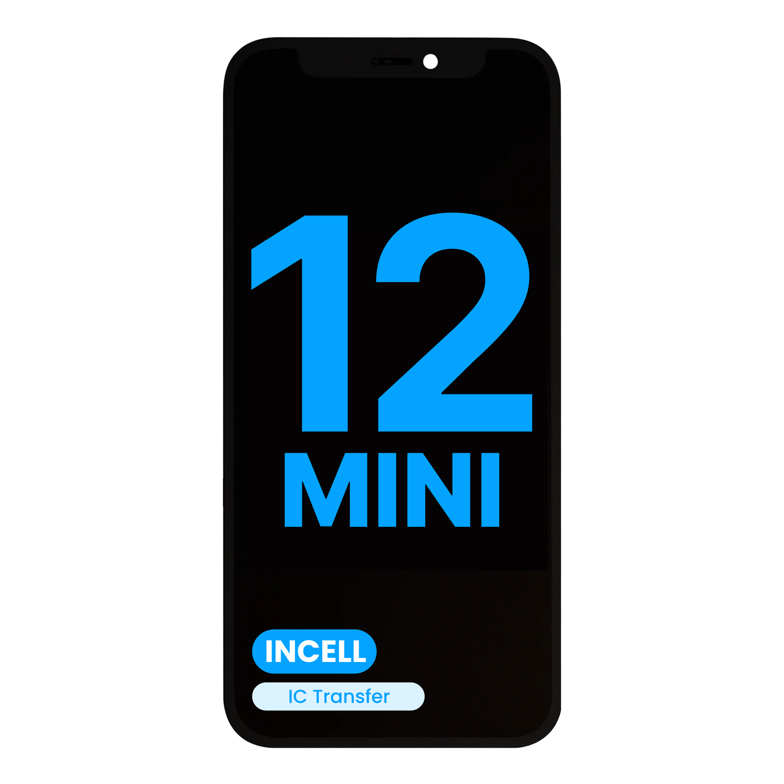 LCD Assembly For iPhone 12 Mini (Aftermarket: AQ7 / Incell)