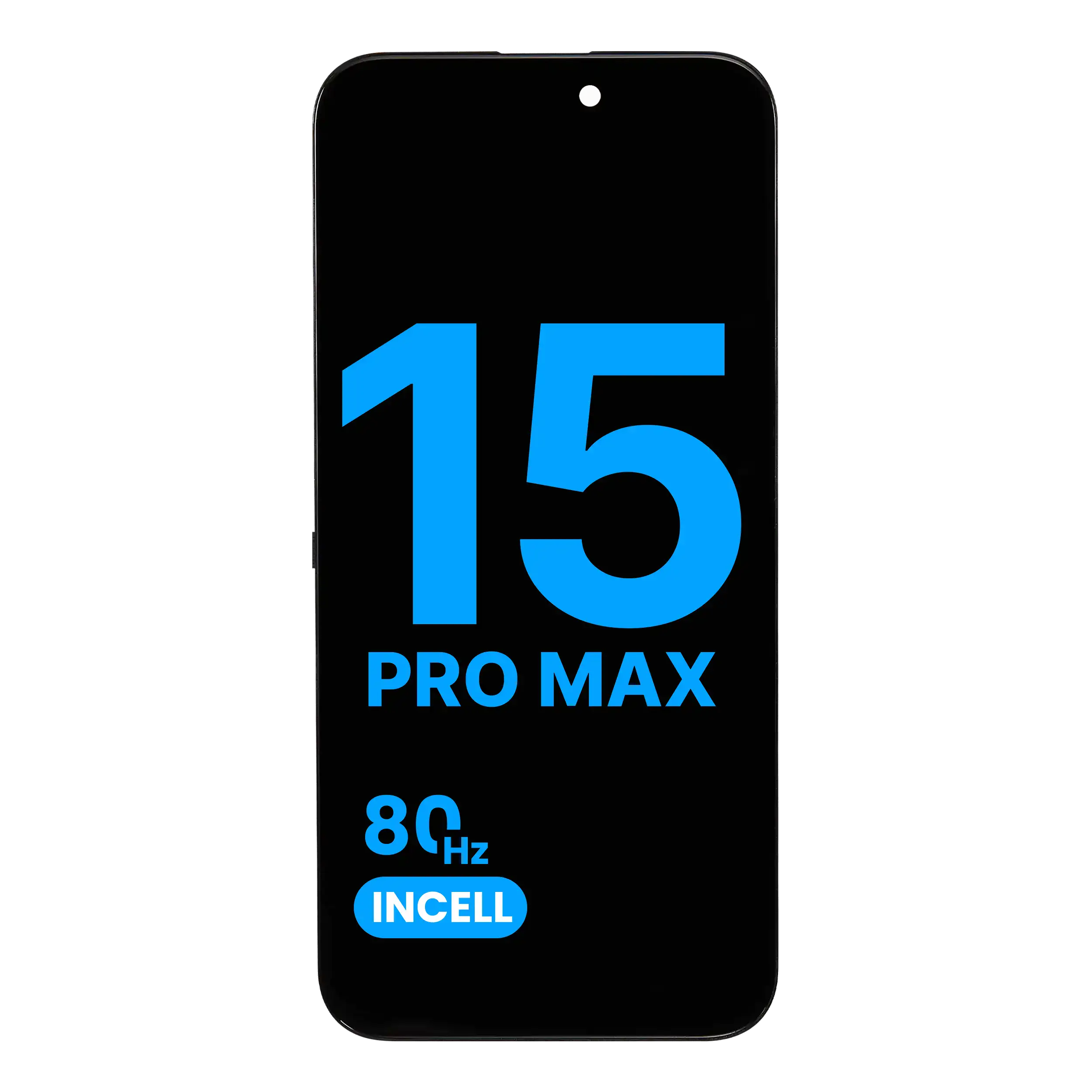 LCD Assembly Compatible For iPhone 15 Pro Max (Aftermarket: AQ7 / Incell) (80HZ)