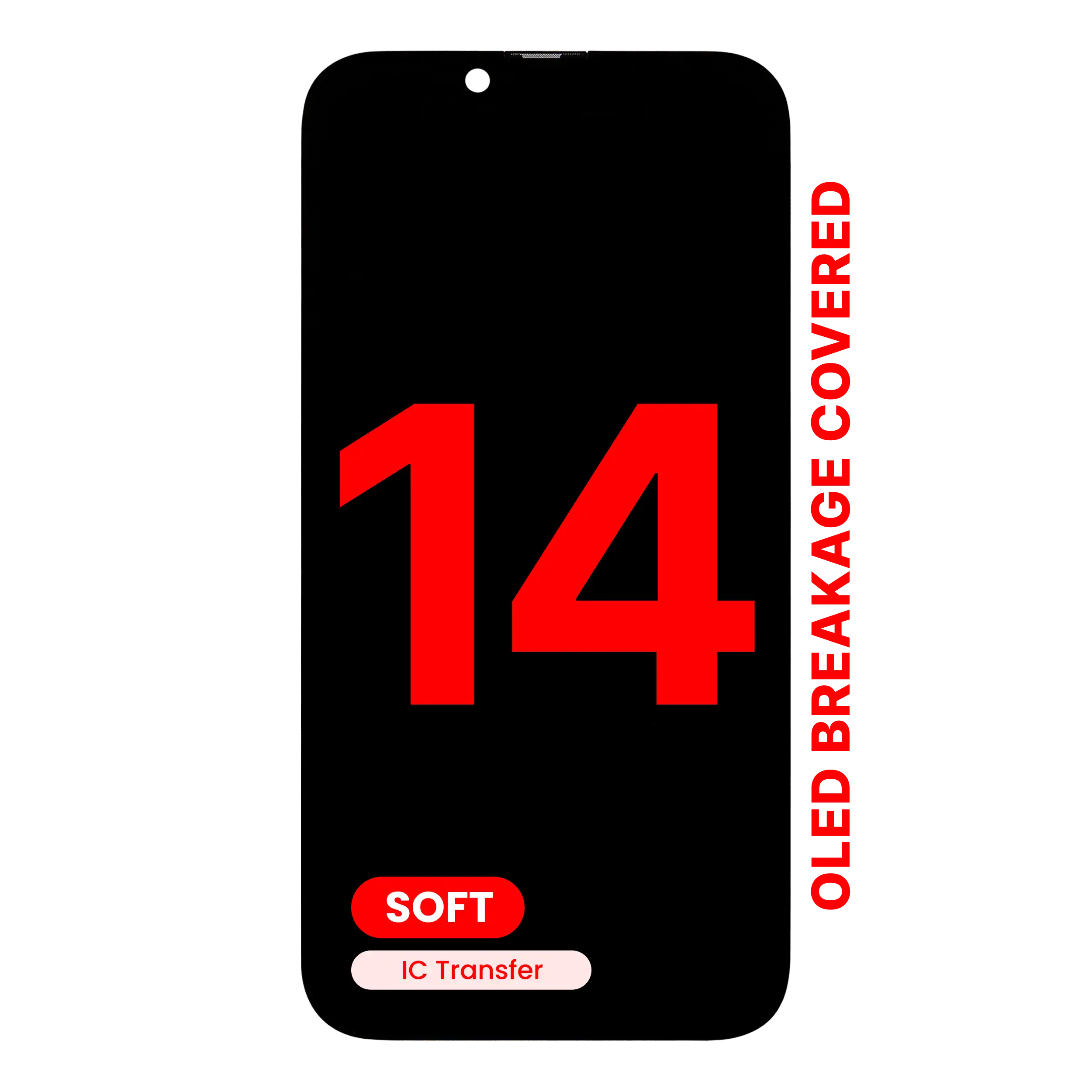 OLED Assembly For iPhone 14 (Aftermarket Pro: XO7 Soft)