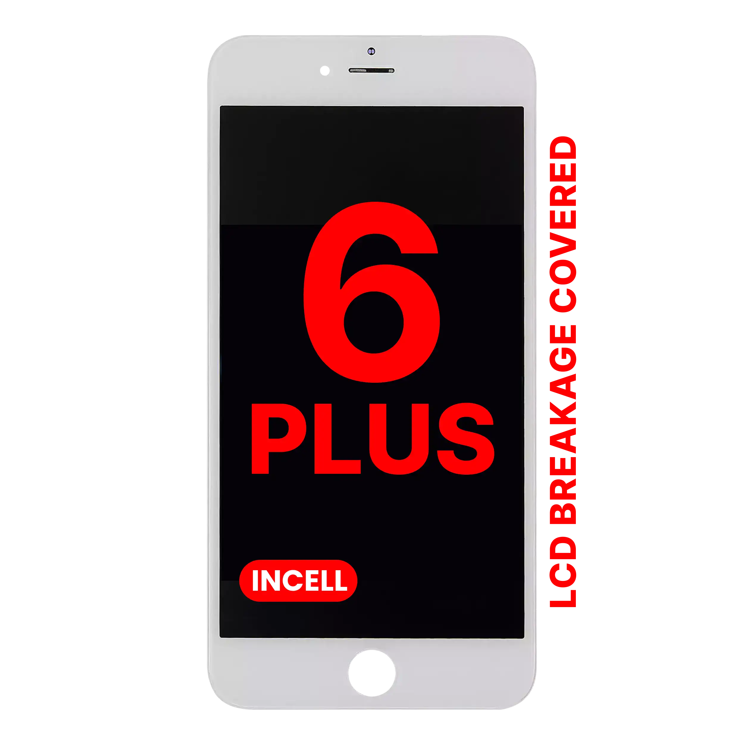 LCD Assembly For iPhone 6 Plus (Aftermarket Pro: XO7 Incell) (White)