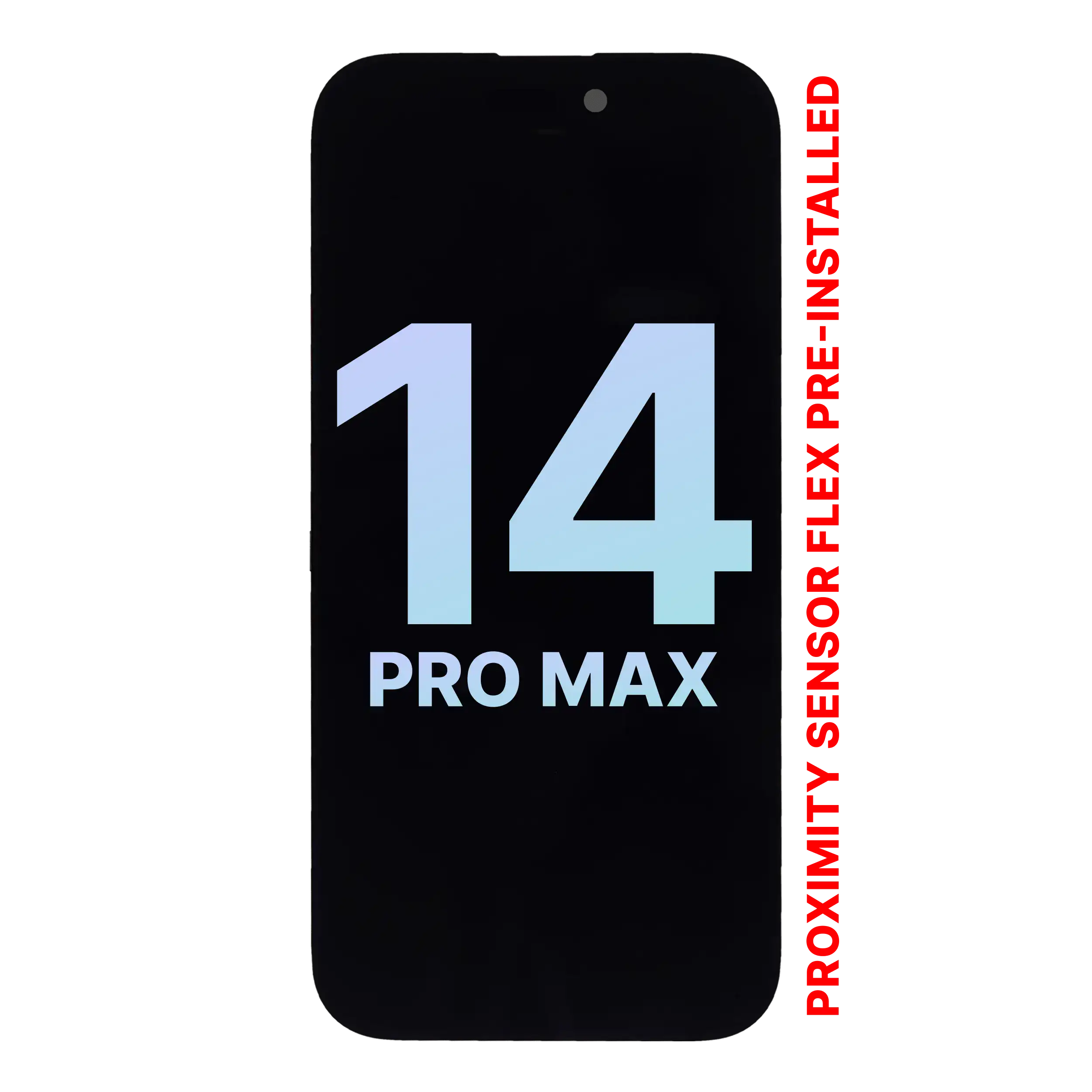 OLED Assembly With Proximity Sensor Flex Pre-Installed For iPhone 14 Pro Max (Service Pack)