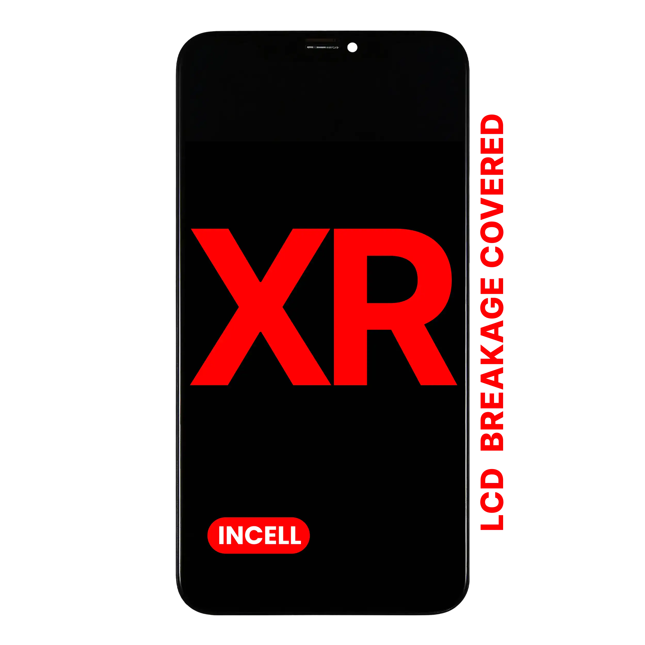 LCD Assembly With Steel Plate Pre-Installed For iPhone XR (Aftermarket Pro: XO7 / Incell)