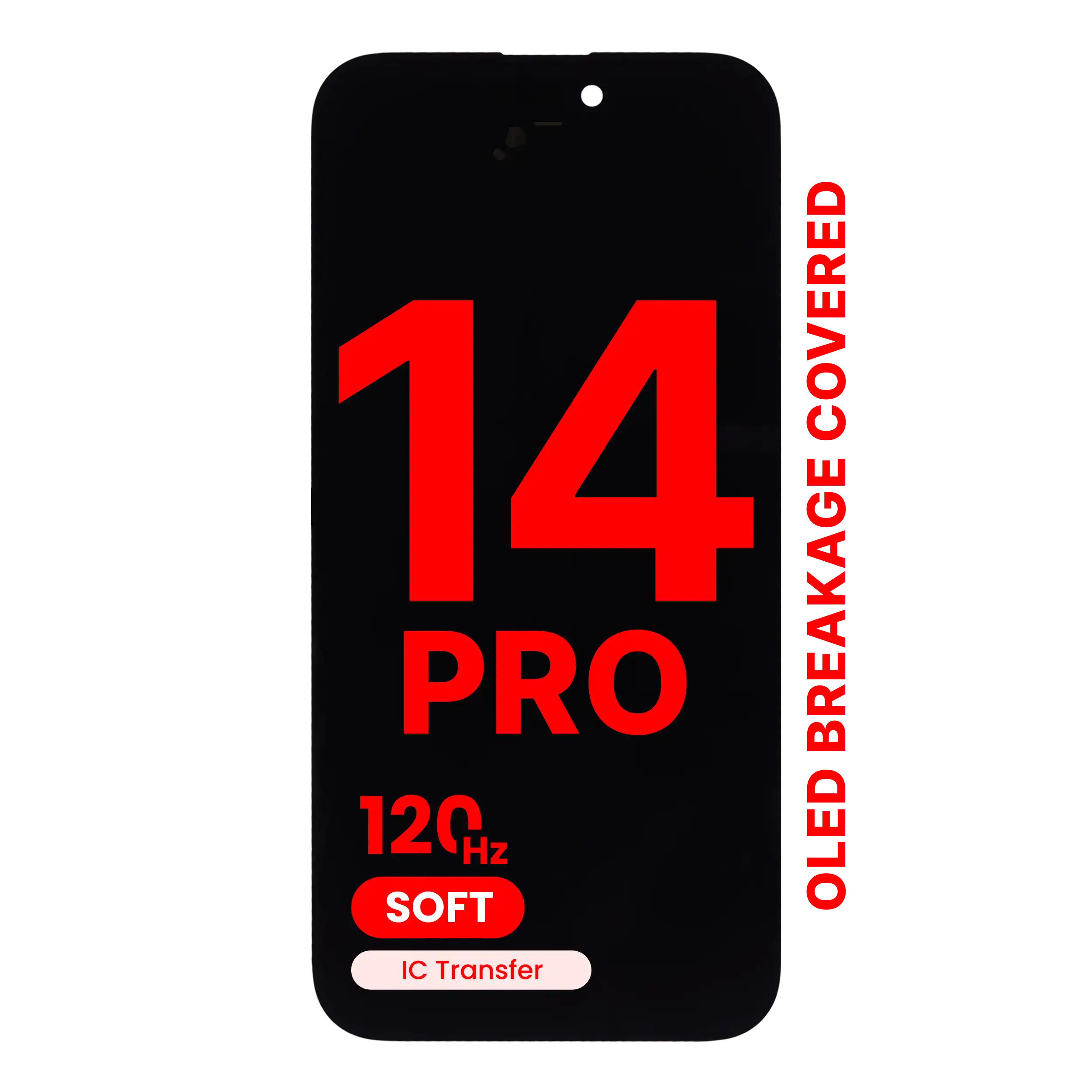 OLED Assembly For iPhone 14 Pro (Aftermarket Pro: XO7 Soft) (120HZ)