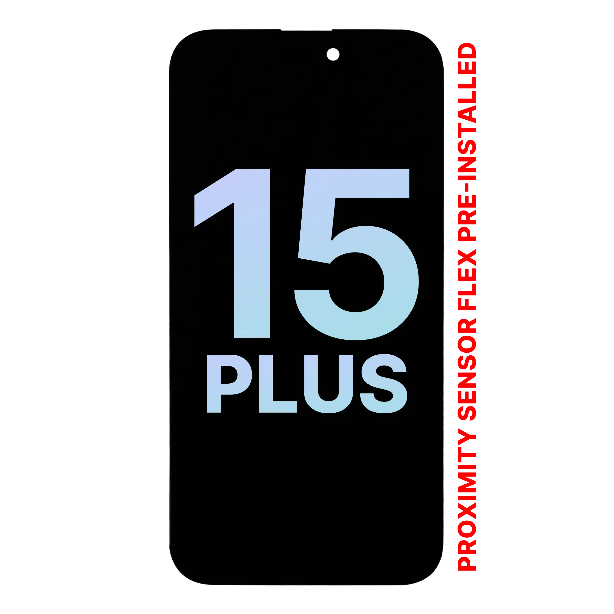 OLED Assembly With Proximity Sensor Flex Pre-Installed For iPhone 15 Plus (Service Pack)
