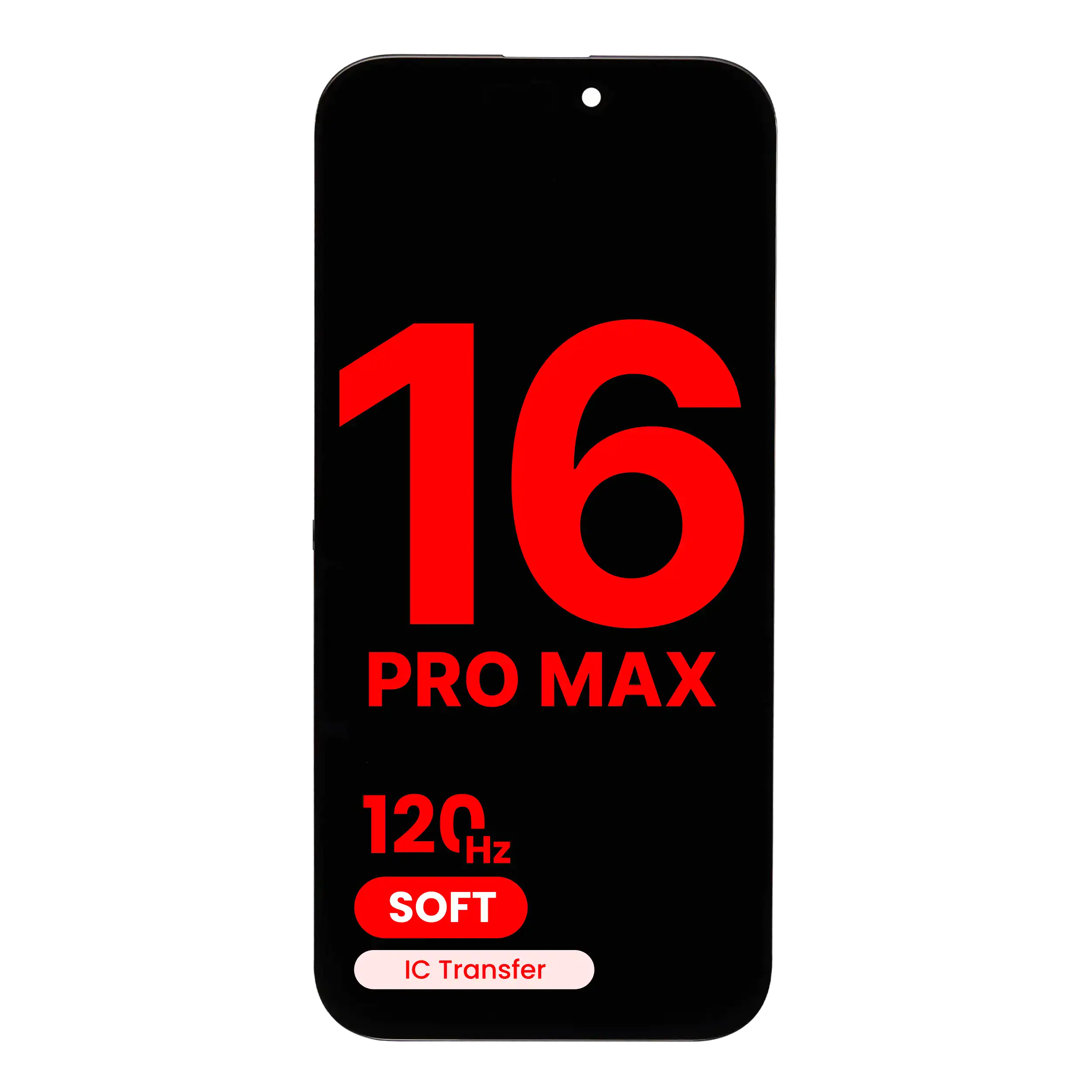 OLED Assembly For iPhone 16 Pro Max (Aftermarket Plus: Soft) (120HZ)