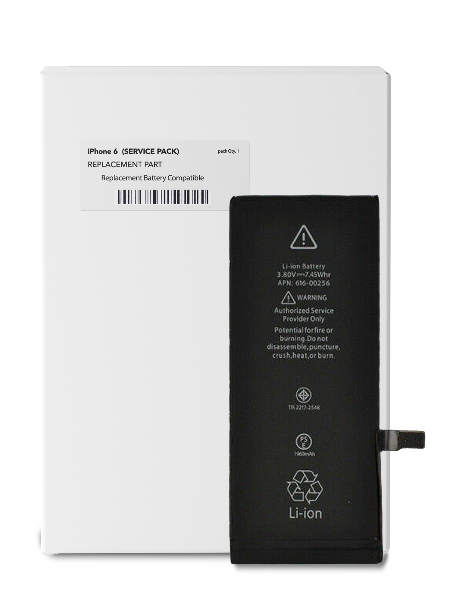 Replacement Battery For iPhone 6 (Service Pack)
