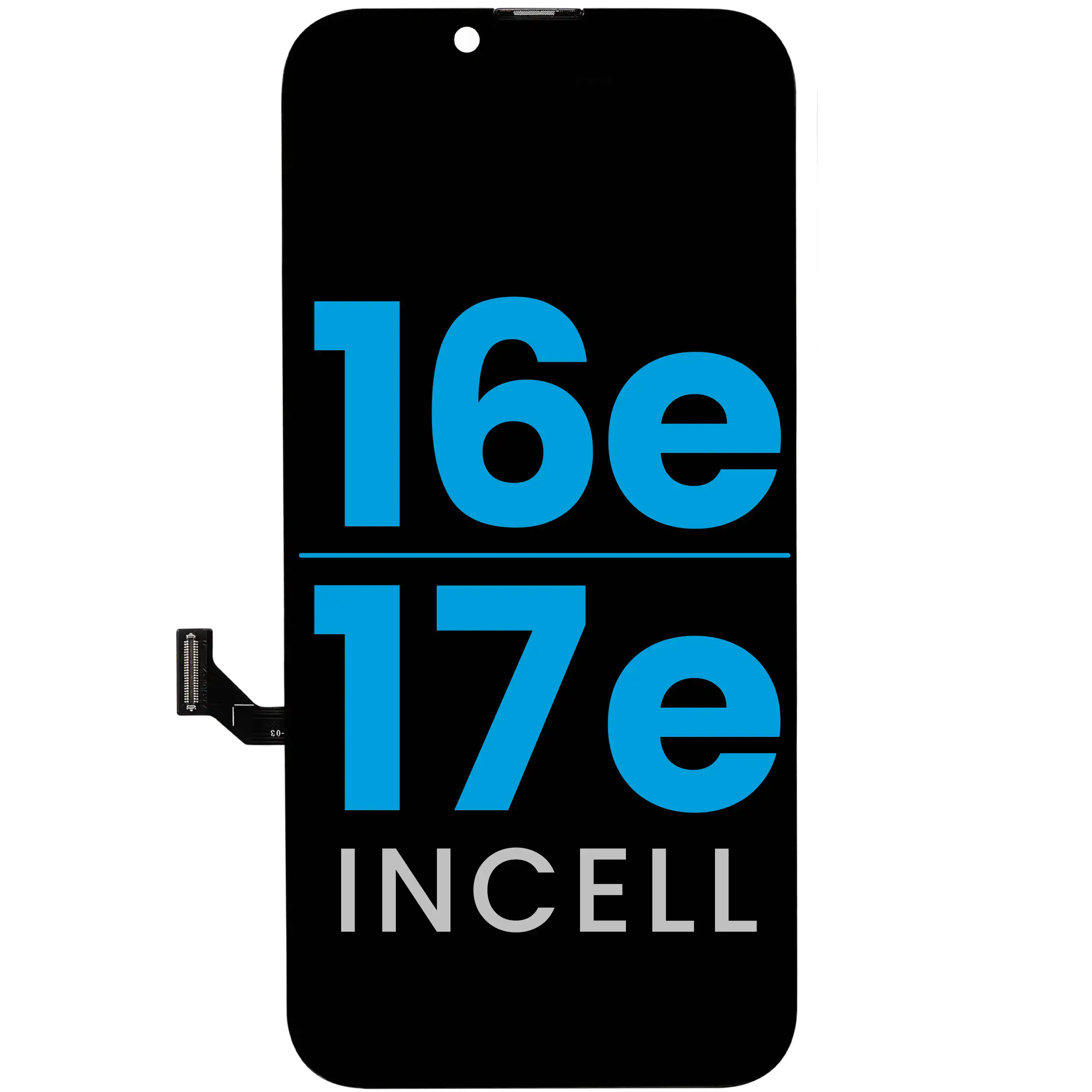 LCD Assembly Compatible For iPhone 17e / 16e (Aftermarket: AQ7 / Incell)
