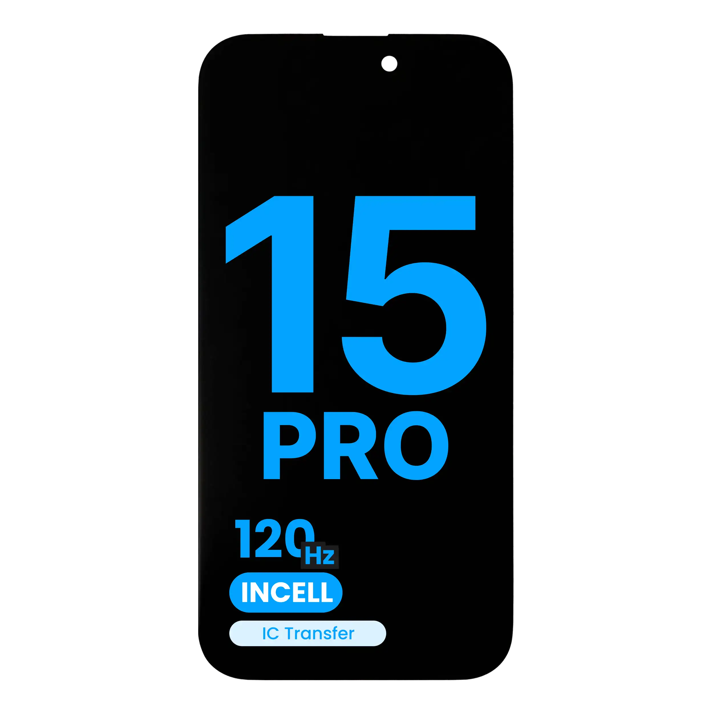 LCD Assembly For iPhone 15 Pro (Aftermarket: AQ7 / Incell) (120HZ)