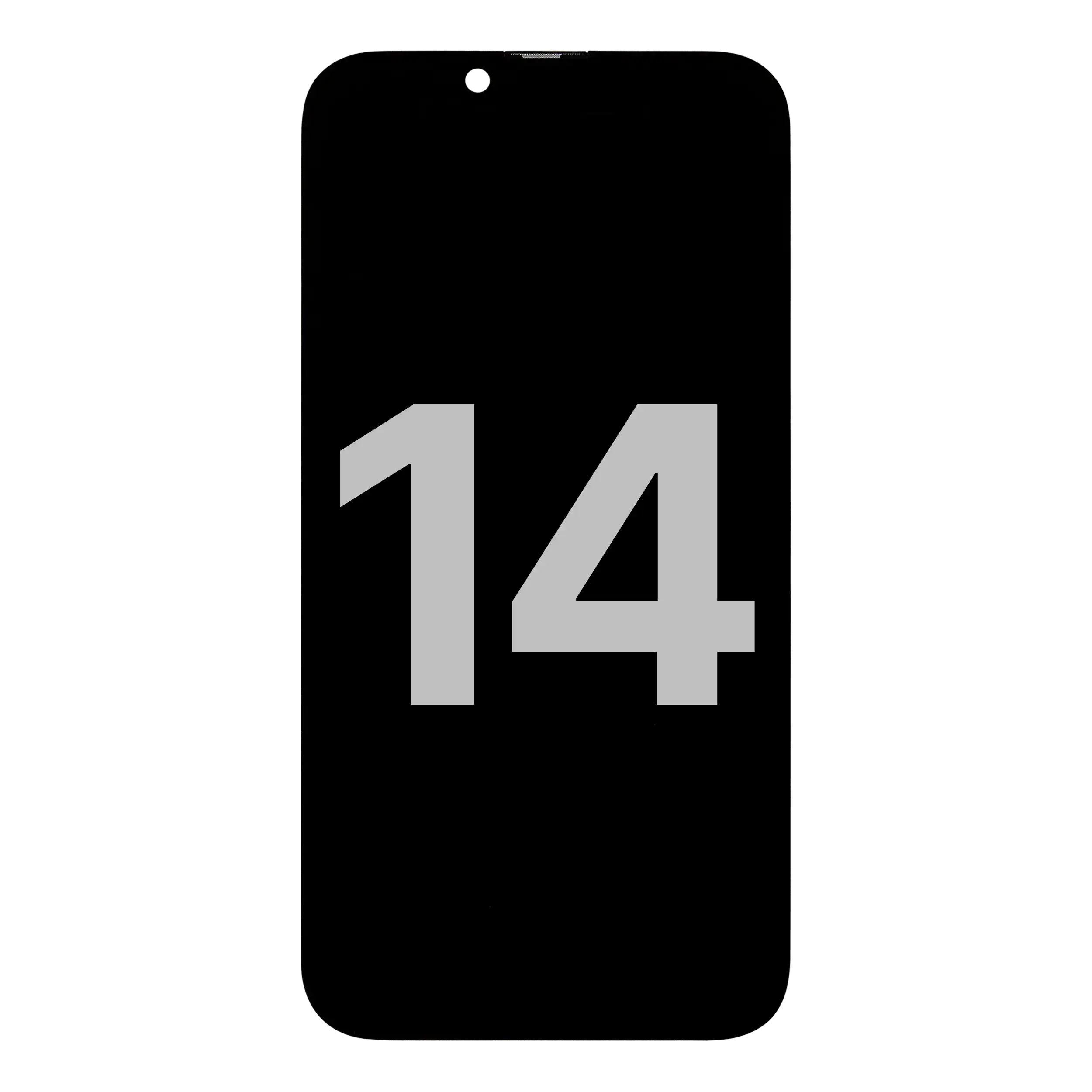 OLED Assembly Compatible For iPhone 14 with Light Sensor Flex Cable (Used OEM Pull: Grade A)