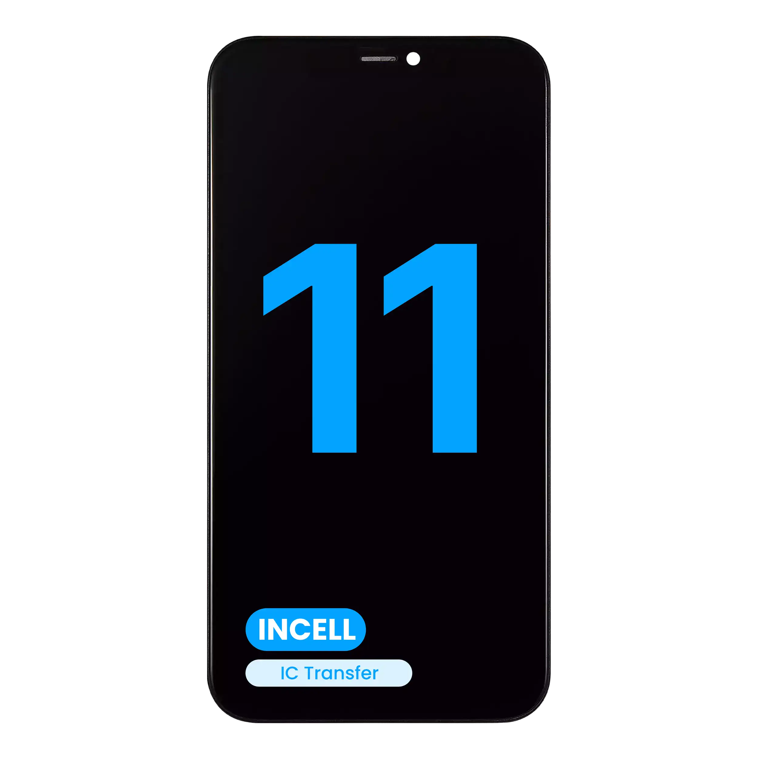LCD Assembly With Steel Plate Pre-Installed For iPhone 11 (Aftermarket: AQ7 / Incell)
