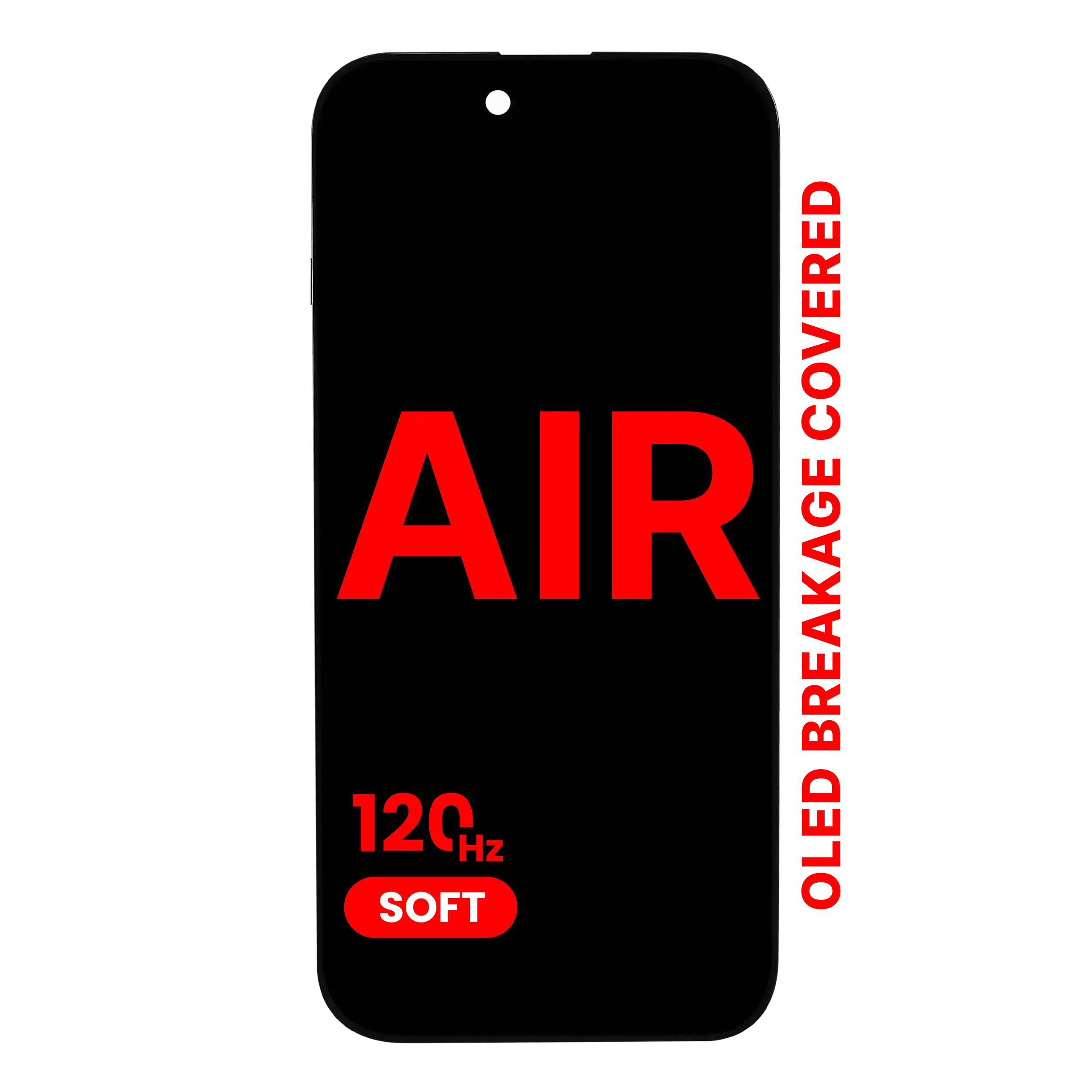 OLED Assembly Compatible For iPhone Air (Aftermarket Pro: XO7 Soft) (120HZ)