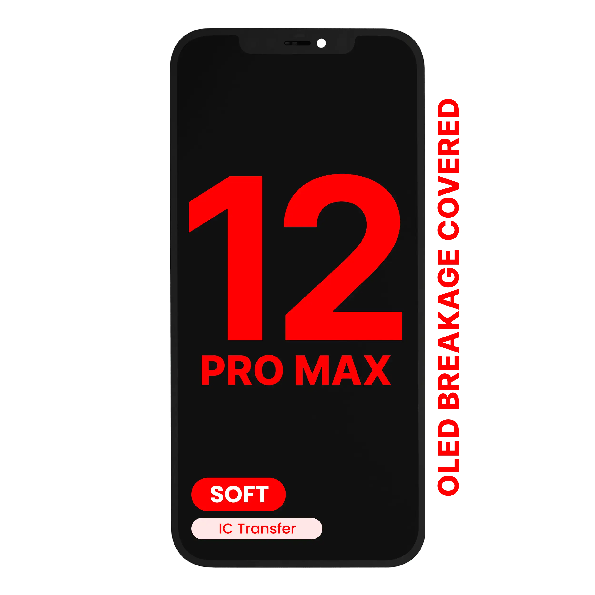 OLED Assembly For iPhone 12 Pro Max (Aftermarket Pro: XO7 Soft)