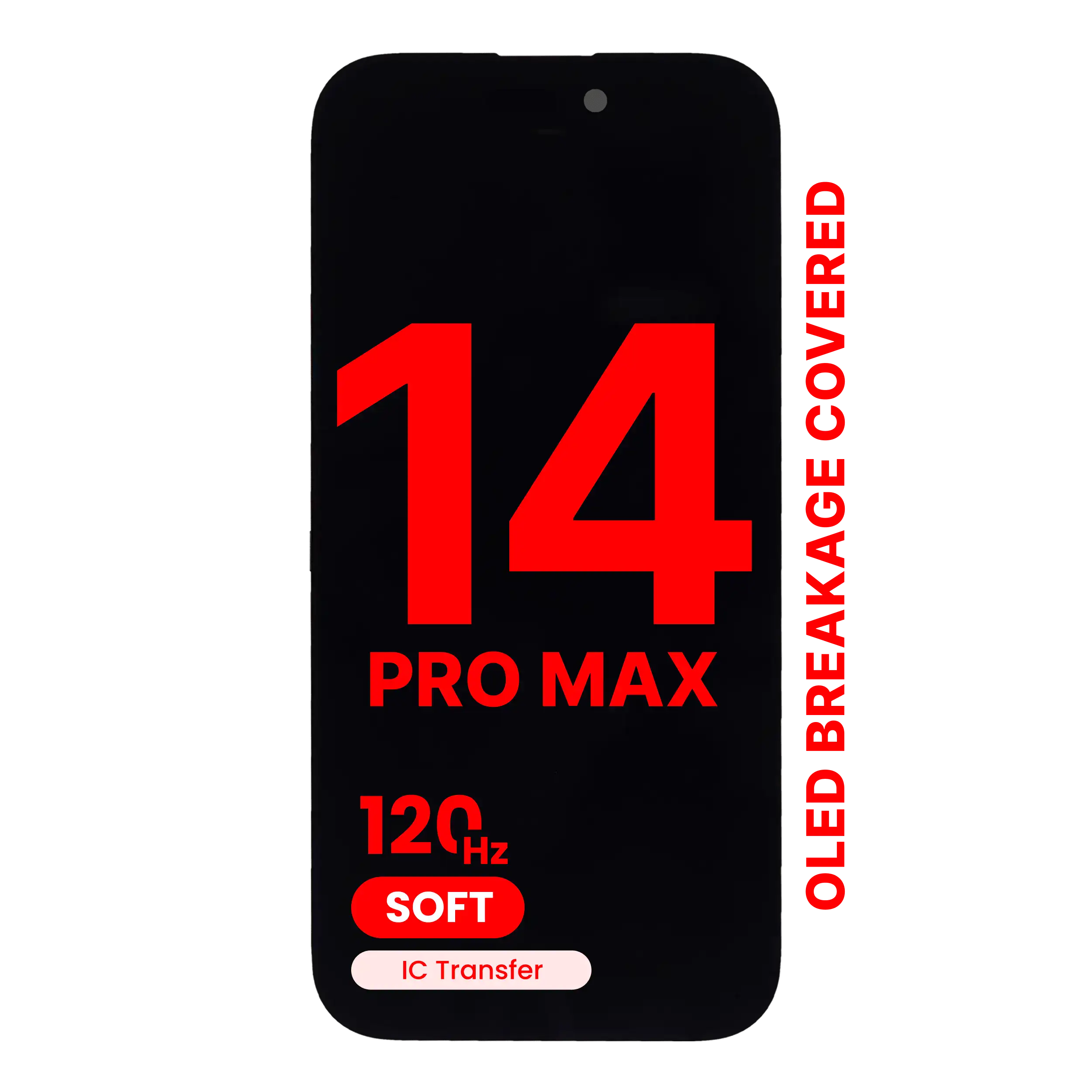 OLED Assembly For iPhone 14 Pro Max (Aftermarket Pro: XO7 Soft)