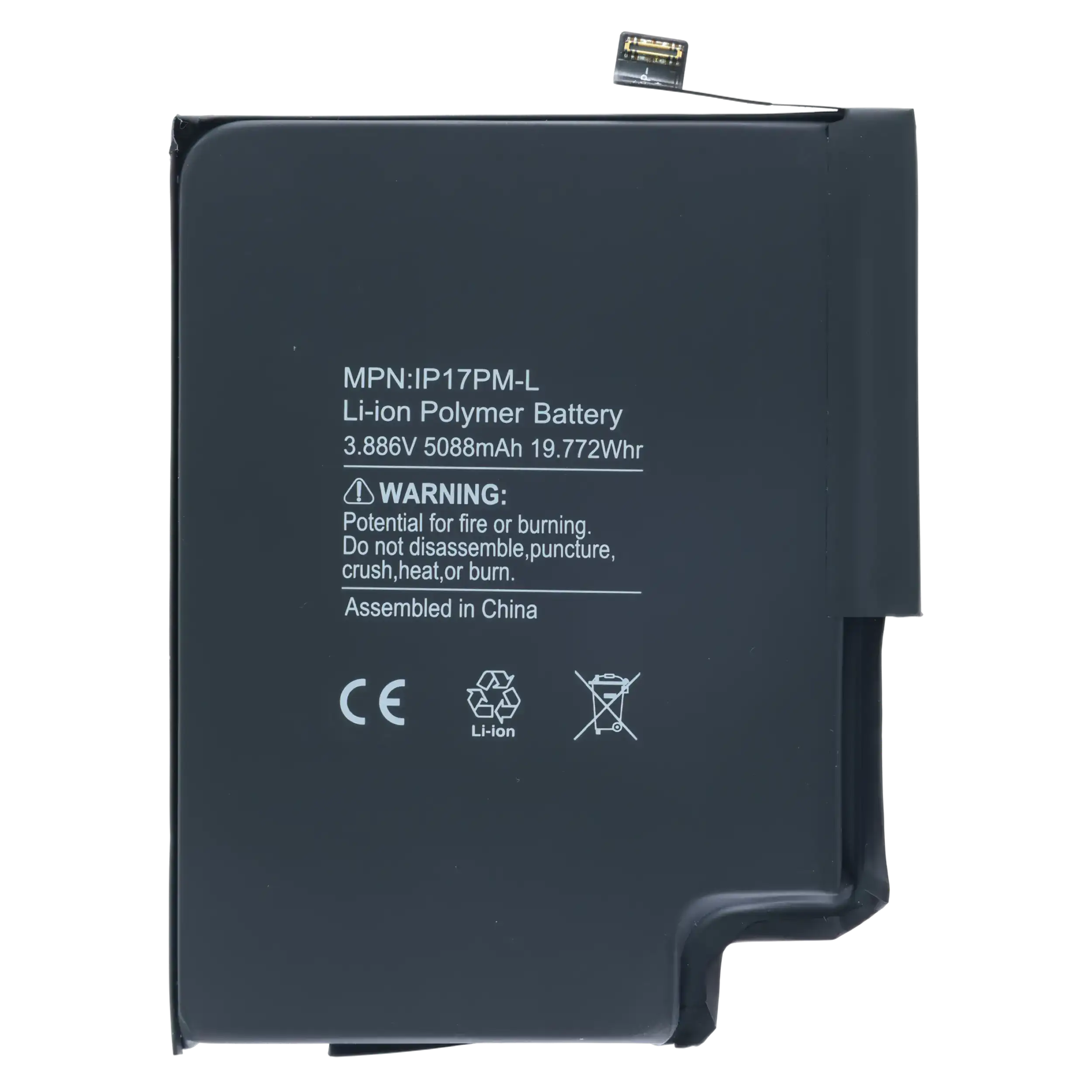 Replacement Battery For iPhone 17 Pro Max (Aftermarket) (US Version)