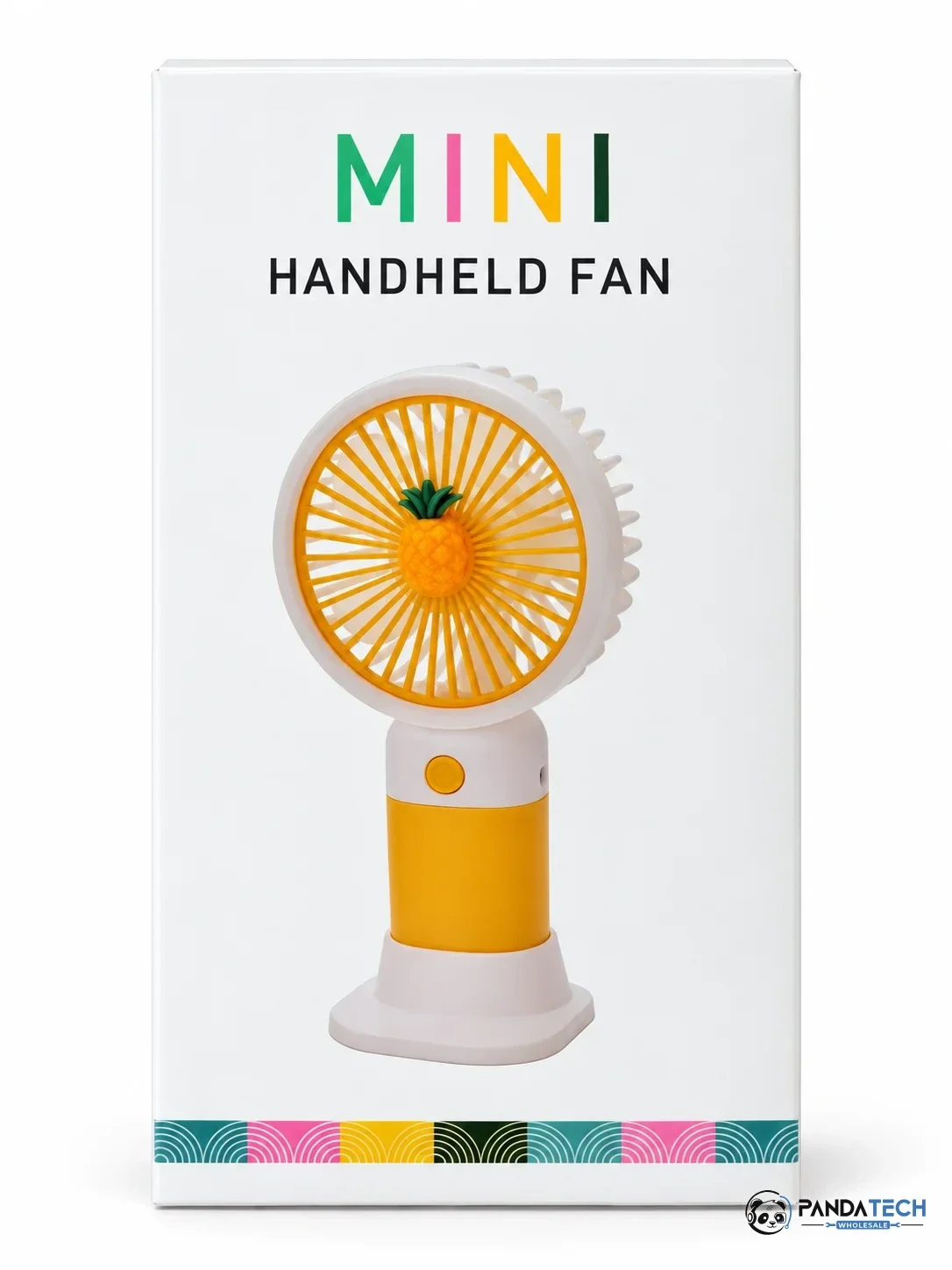 Pineapple Mini Handheld Fan with Stand