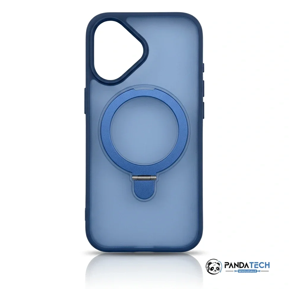 Midnight Halo Ring Stand Case for iPhone